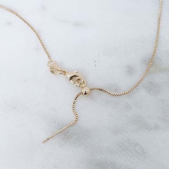 Gold Cross Necklace for woman | Dainty Cross Necklace | CZ Pendant Cross Pendant - Picture 4 of 6
